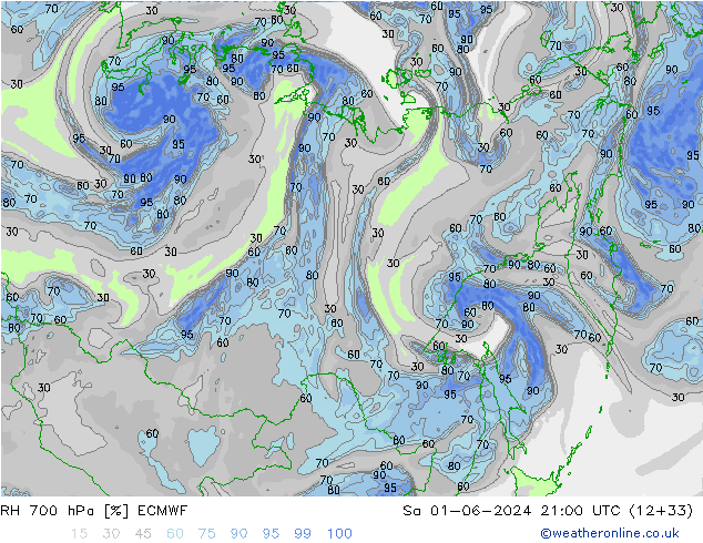 RV 700 hPa ECMWF za 01.06.2024 21 UTC