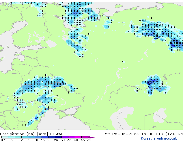 Z500/Regen(+SLP)/Z850 ECMWF wo 05.06.2024 00 UTC