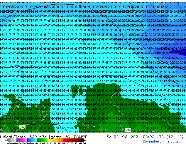 Z500/Regen(+SLP)/Z850 ECMWF za 01.06.2024 00 UTC