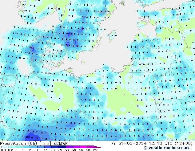 Z500/Rain (+SLP)/Z850 ECMWF Fr 31.05.2024 18 UTC