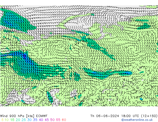 Wind 900 hPa ECMWF do 06.06.2024 18 UTC