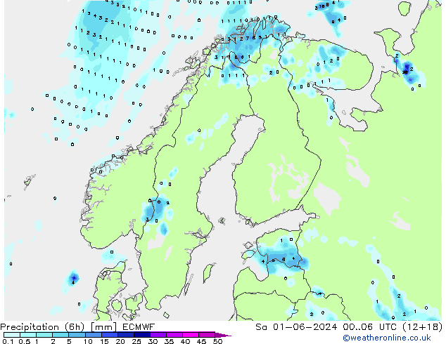 Z500/Rain (+SLP)/Z850 ECMWF sáb 01.06.2024 06 UTC