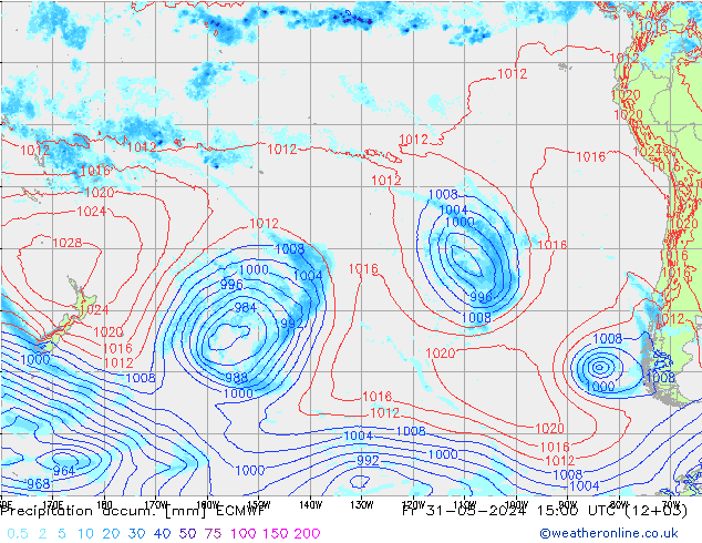 Precipitation accum. ECMWF pt. 31.05.2024 15 UTC