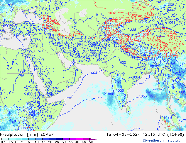 Neerslag ECMWF di 04.06.2024 15 UTC