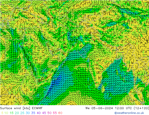 Prec 6h/Wind 10m/950 ECMWF  05.06.2024 12 UTC