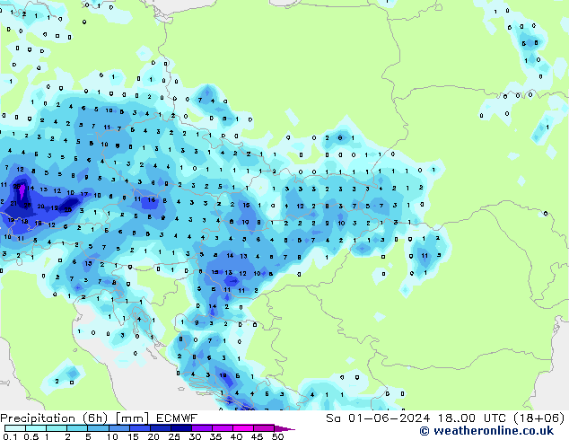 Z500/Rain (+SLP)/Z850 ECMWF Sa 01.06.2024 00 UTC