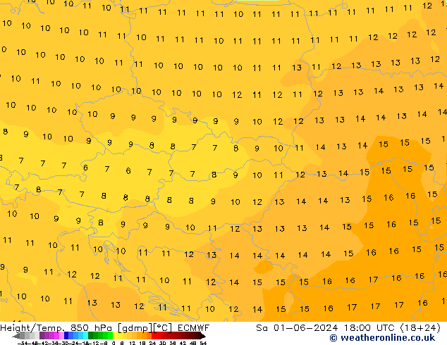 Z500/Rain (+SLP)/Z850 ECMWF Sa 01.06.2024 18 UTC