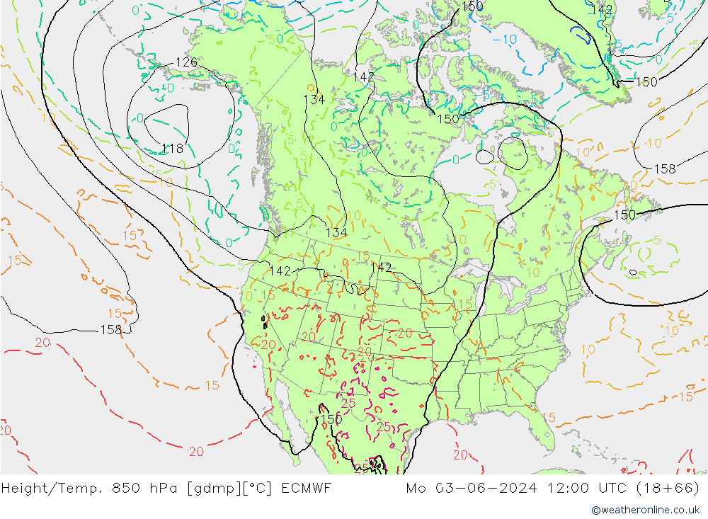 Z500/Rain (+SLP)/Z850 ECMWF  03.06.2024 12 UTC