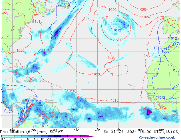 Z500/Rain (+SLP)/Z850 ECMWF Sa 01.06.2024 00 UTC