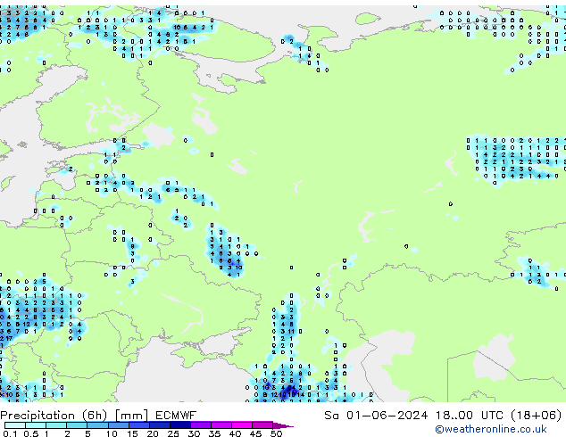 Z500/Rain (+SLP)/Z850 ECMWF So 01.06.2024 00 UTC