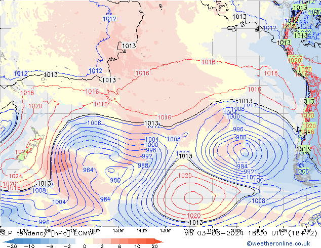 Druktendens (+/-) ECMWF ma 03.06.2024 18 UTC