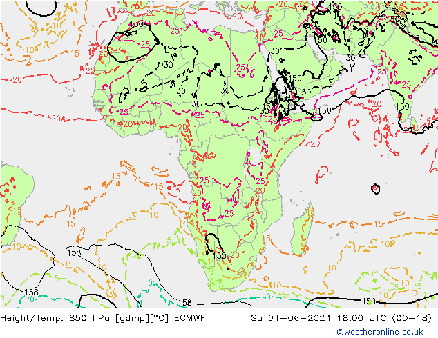 Z500/Regen(+SLP)/Z850 ECMWF za 01.06.2024 18 UTC