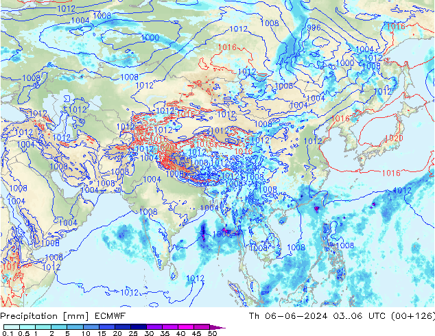 Yağış ECMWF Per 06.06.2024 06 UTC