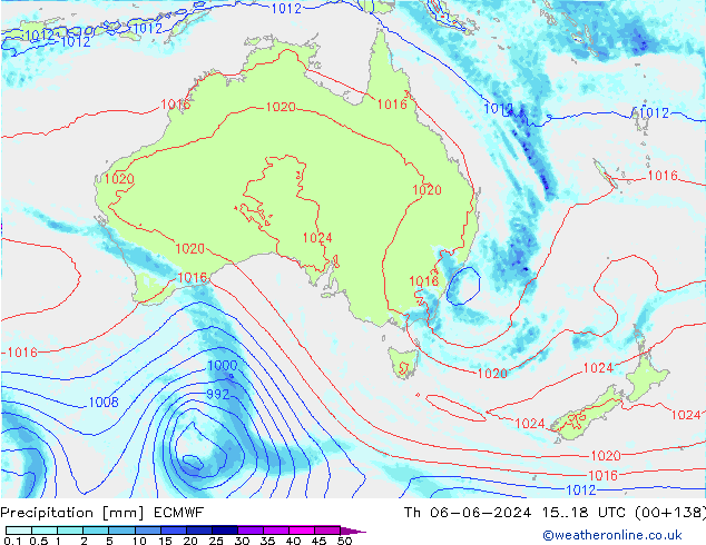 Yağış ECMWF Per 06.06.2024 18 UTC