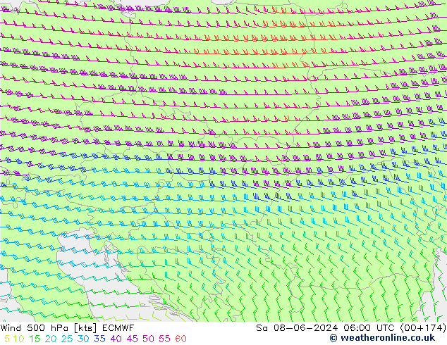  500 hPa ECMWF  08.06.2024 06 UTC
