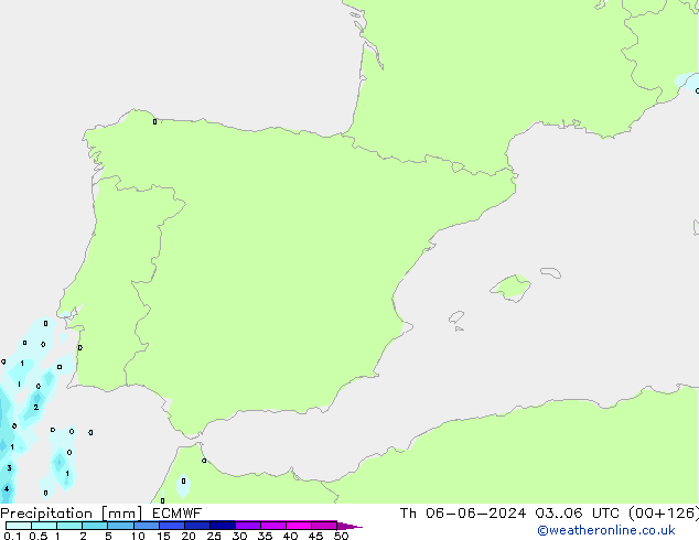 Precipitation ECMWF Th 06.06.2024 06 UTC