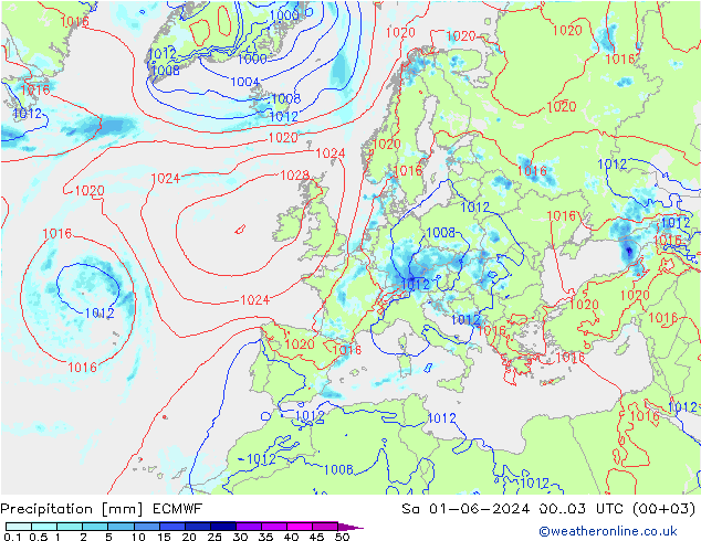 Yağış ECMWF Cts 01.06.2024 03 UTC