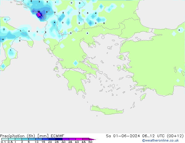 Z500/Rain (+SLP)/Z850 ECMWF so. 01.06.2024 12 UTC