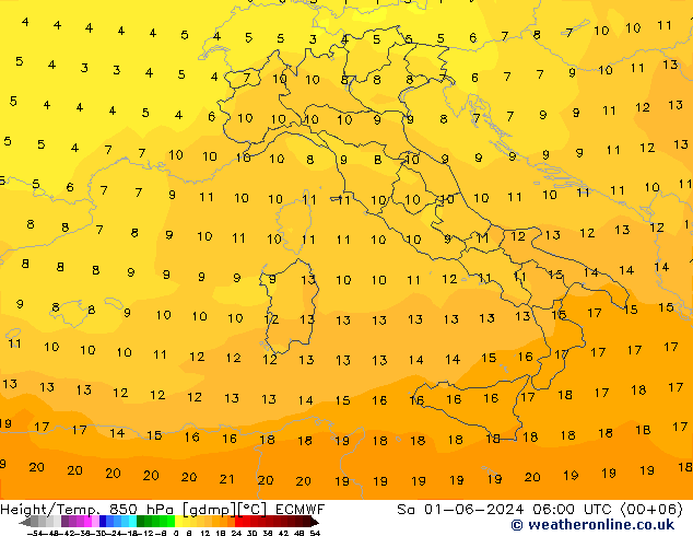 Z500/Rain (+SLP)/Z850 ECMWF sáb 01.06.2024 06 UTC