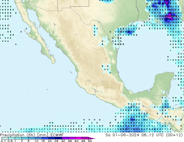 Z500/Yağmur (+YB)/Z850 ECMWF Cts 01.06.2024 12 UTC