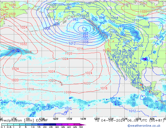 Precipitation ECMWF Tu 04.06.2024 09 UTC