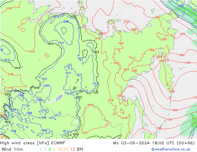 Windvelden ECMWF ma 03.06.2024 18 UTC