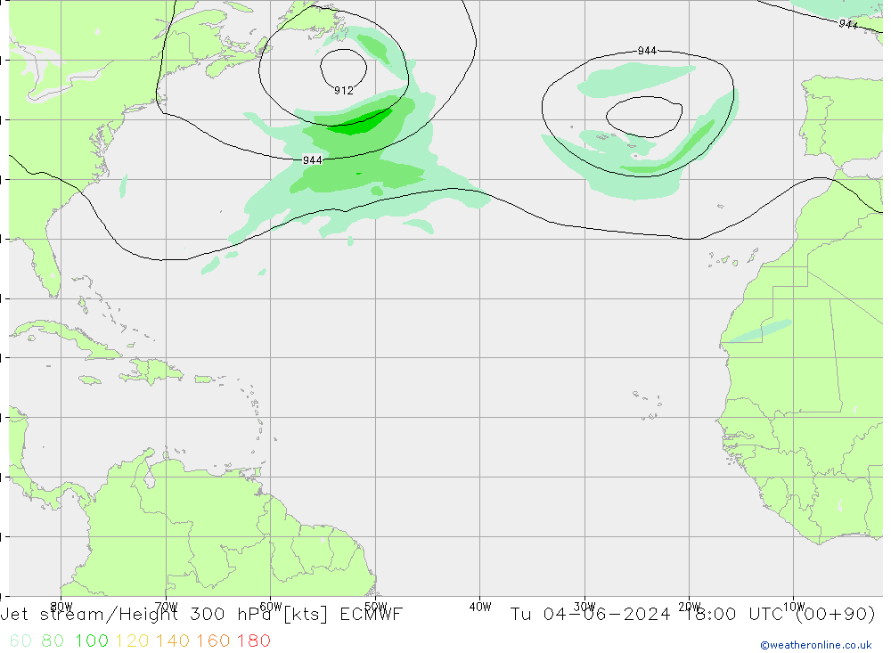 Polarjet ECMWF Di 04.06.2024 18 UTC