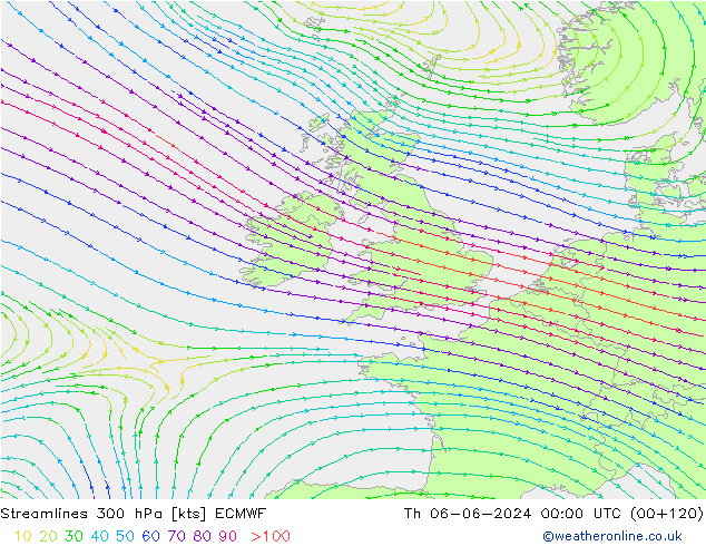  300 hPa ECMWF  06.06.2024 00 UTC