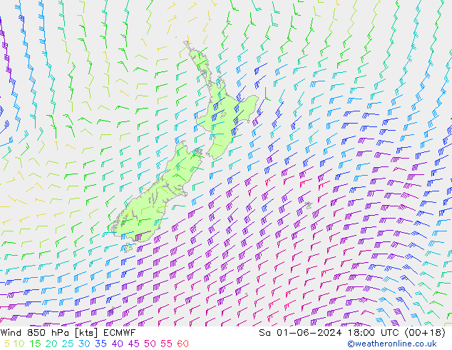  850 hPa ECMWF  01.06.2024 18 UTC