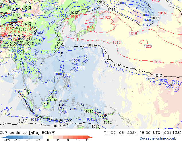 tendencja ECMWF czw. 06.06.2024 18 UTC