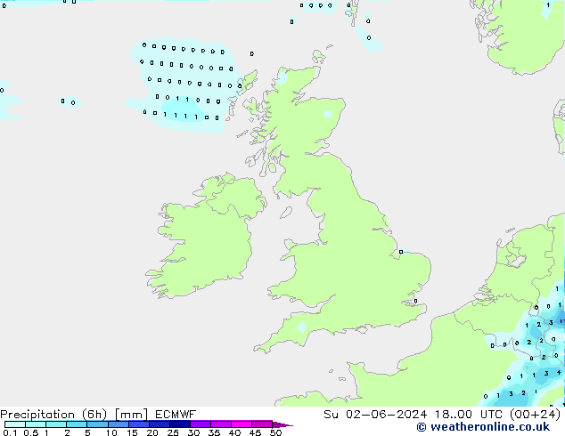 Z500/Rain (+SLP)/Z850 ECMWF Su 02.06.2024 00 UTC