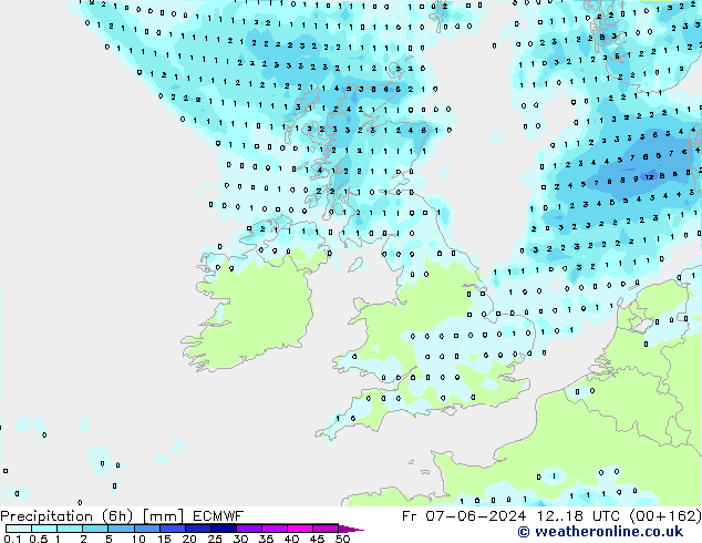 Z500/Rain (+SLP)/Z850 ECMWF Fr 07.06.2024 18 UTC