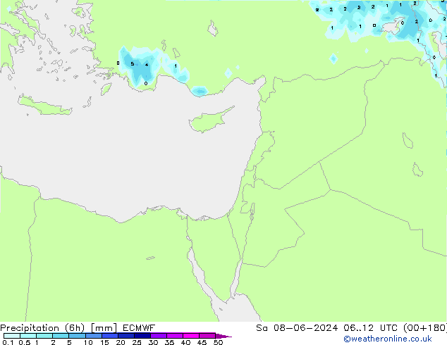 Z500/Rain (+SLP)/Z850 ECMWF Sa 08.06.2024 12 UTC