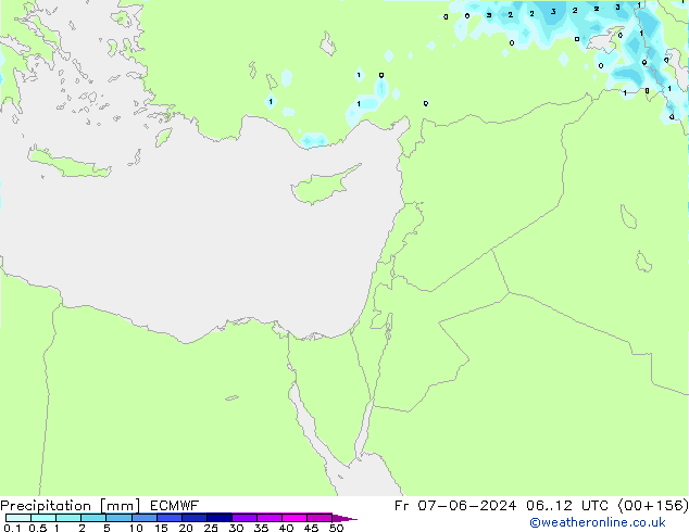 Precipitazione ECMWF ven 07.06.2024 12 UTC