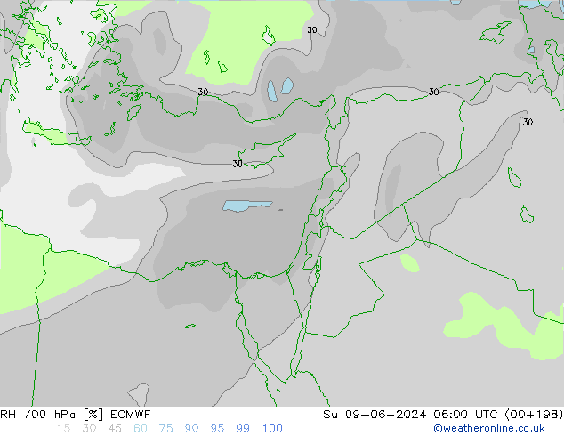 RV 700 hPa ECMWF zo 09.06.2024 06 UTC