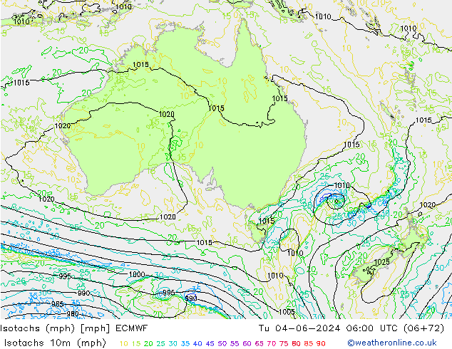 Isotachs (mph) ECMWF Ter 04.06.2024 06 UTC