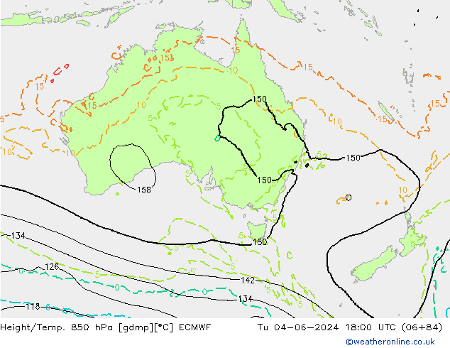 Z500/Rain (+SLP)/Z850 ECMWF Ter 04.06.2024 18 UTC