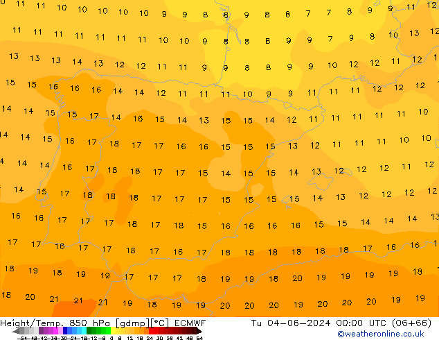 Z500/Rain (+SLP)/Z850 ECMWF Tu 04.06.2024 00 UTC