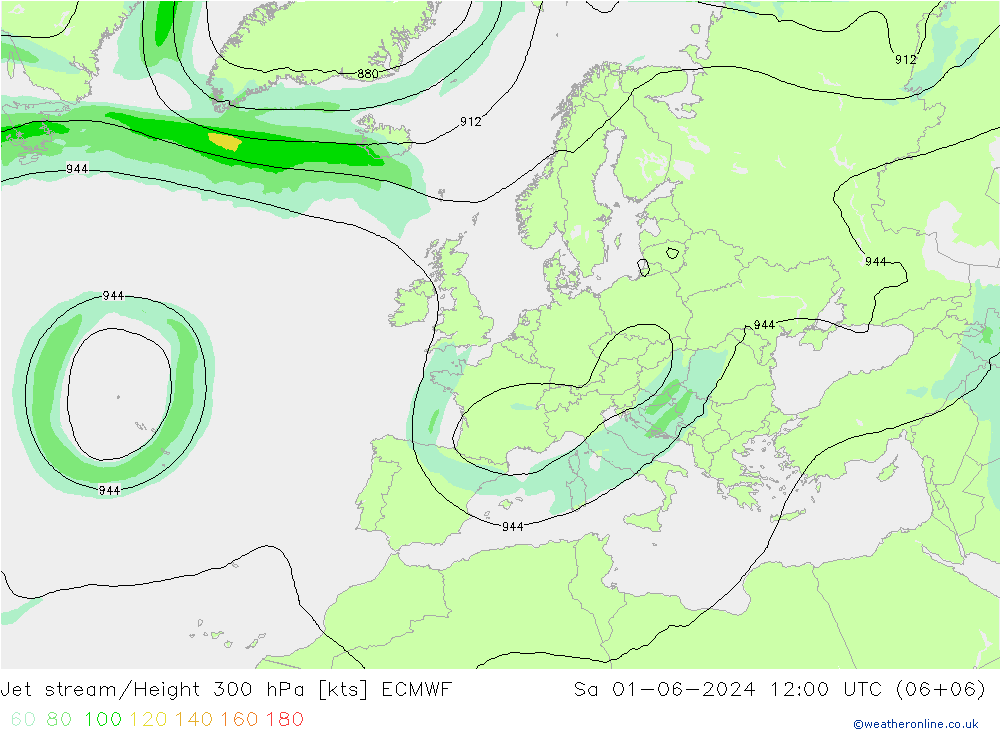 Jet Akımları ECMWF Cts 01.06.2024 12 UTC