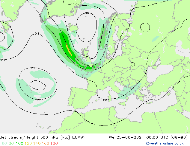 джет ECMWF ср 05.06.2024 00 UTC