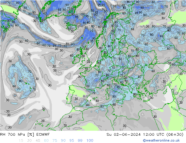 RV 700 hPa ECMWF zo 02.06.2024 12 UTC