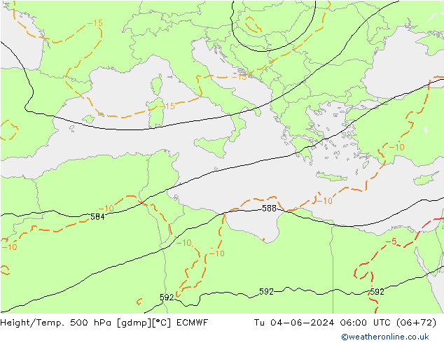 Z500/Rain (+SLP)/Z850 ECMWF mar 04.06.2024 06 UTC