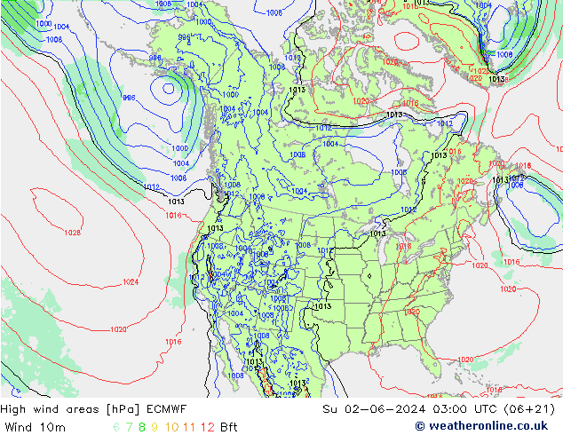 High wind areas ECMWF dom 02.06.2024 03 UTC