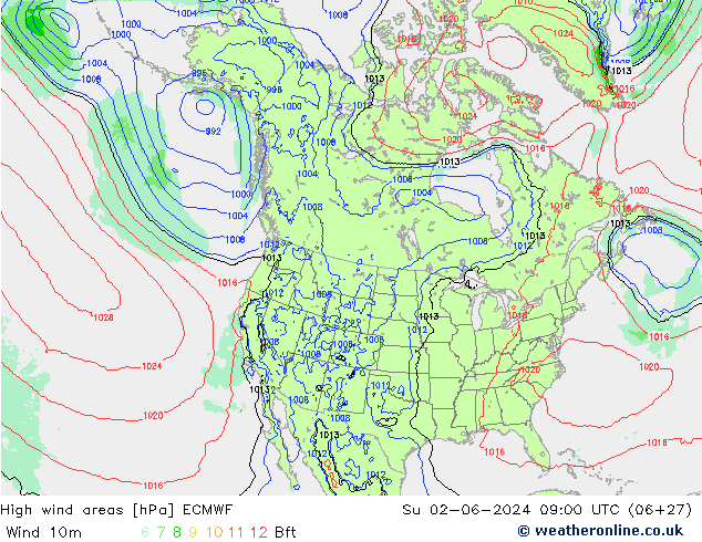 Sturmfelder ECMWF So 02.06.2024 09 UTC