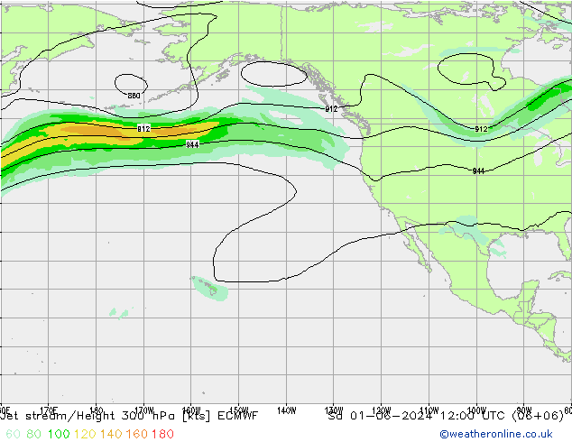 Polarjet ECMWF Sa 01.06.2024 12 UTC