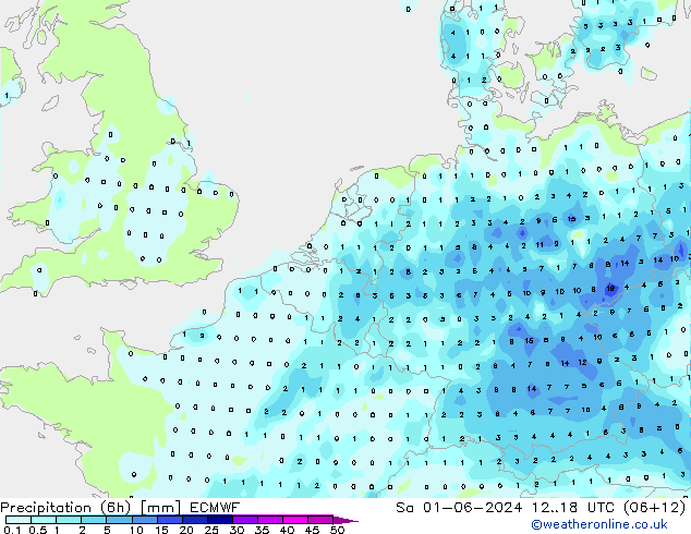 Z500/Rain (+SLP)/Z850 ECMWF sab 01.06.2024 18 UTC