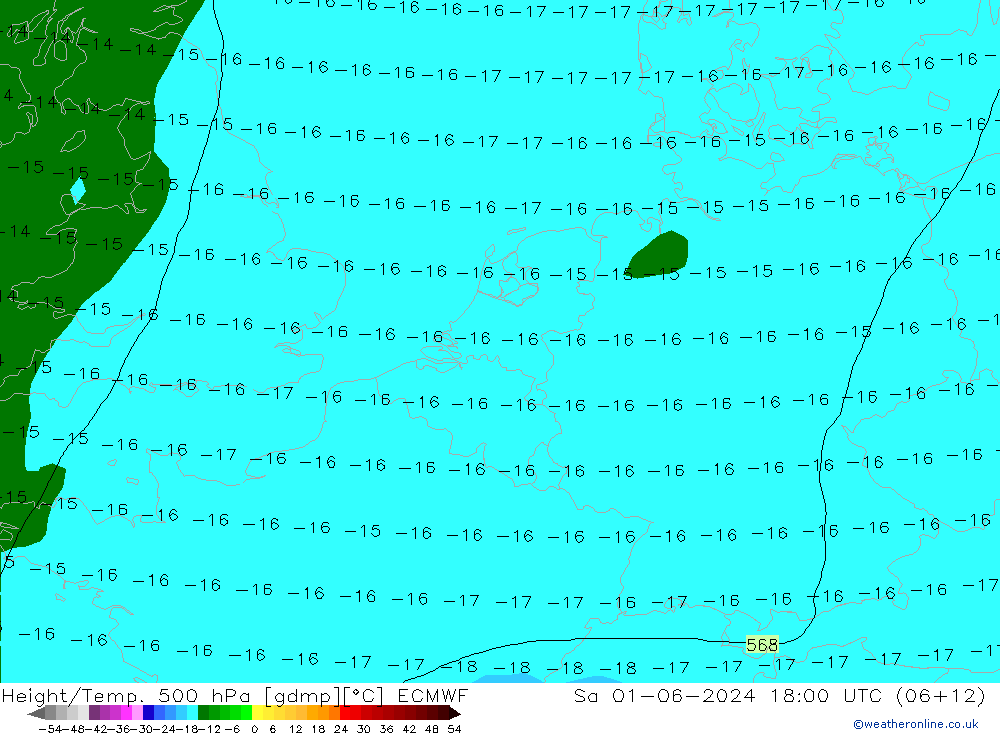 Z500/Rain (+SLP)/Z850 ECMWF sam 01.06.2024 18 UTC