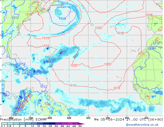 Yağış ECMWF Çar 05.06.2024 00 UTC