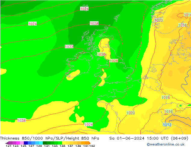 Thck 850-1000 hPa ECMWF Sa 01.06.2024 15 UTC