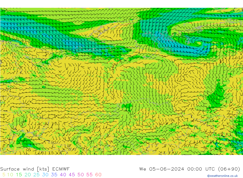  10 m ECMWF  05.06.2024 00 UTC